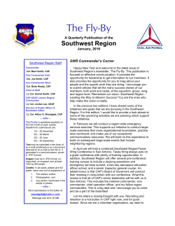 The Fly-By - Southwest Region, Civil Air Patrol
