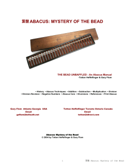 Abacus: Mystery of the Bead