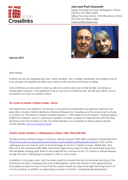 John and Phyll Chesworth