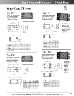FS Boxes - Carlon Sales
