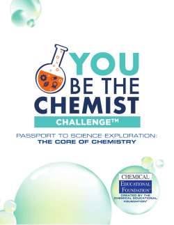 The Core of Chemistry - Chemical Educational Foundation
