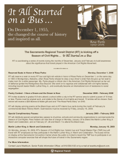 It All Started on a Bus - Sacramento Regional Transit District