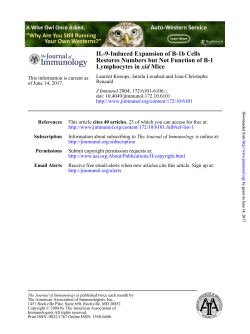 Mice xid Lymphocytes in Restores Numbers but Not Function of B
