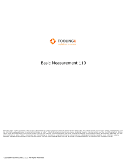 Basic Measurement 110