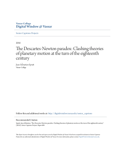 The Descartes-Newton paradox
