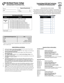 Cosmetology (COS) Nail Technician Certificate of Proficiency (CP)