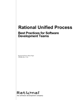 Rational Unified Process: Best Practices