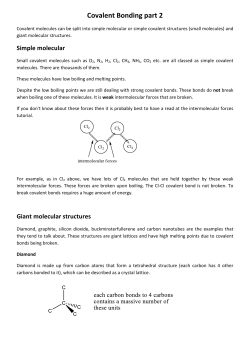 Covalent Bonding part 2