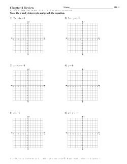 Infinite Algebra 1