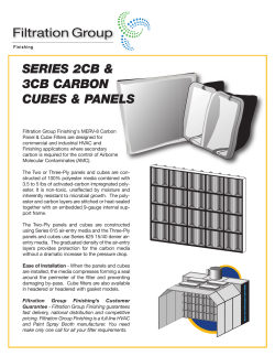 Carbon Panel and Cubes