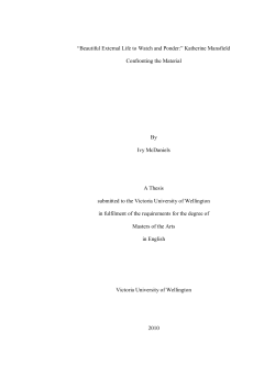 Introduction - VUW research archive