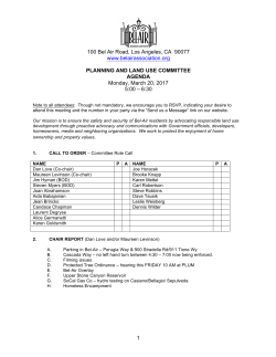Agenda - Bel-Air Association