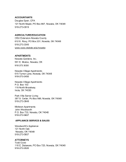 ACCOUNTANTS Douglas Speir, CPA 121 North Maple, PO Box 667