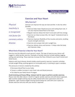 Exercise and Your Heart