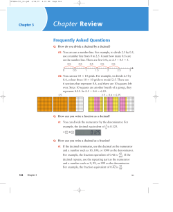 Chapter Review
