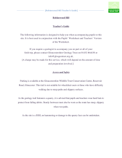 here - Gloucestershire Geology Trust