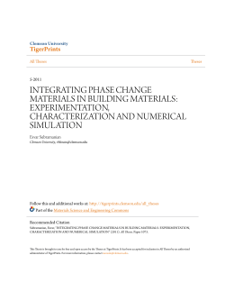 integrating phase change materials in building materials
