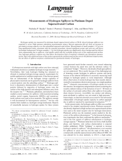 Measurements of Hydrogen Spillover in Platinum Doped