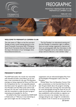 Freographic - Fremantle Camera Club