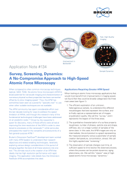 Application Note #134 Survey, Screening, Dynamics: A No