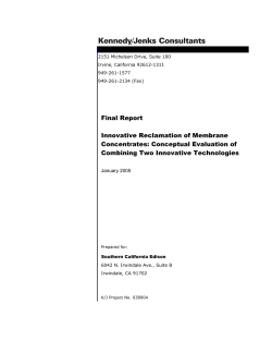 Conceptual Evaluation of Combining Two Innovative Technologies