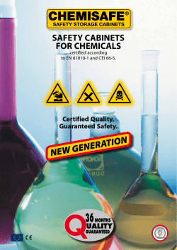 safety cabinets for chemicals