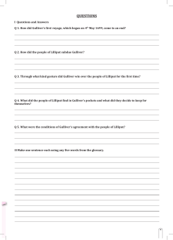 Gulliver`s Travels Teacher Workbook