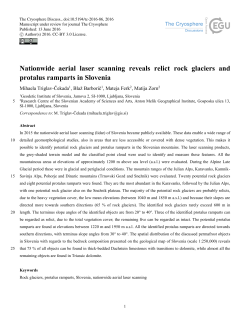 Nationwide aerial laser scanning reveals relict rock glaciers and