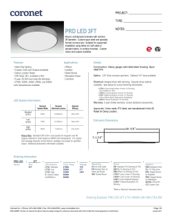 PRD LED 3FT - Coronet Lighting