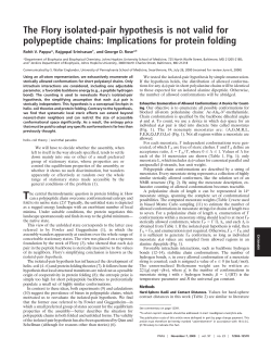 The Flory isolated-pair hypothesis is not valid for