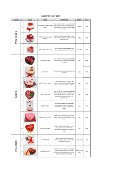 GMC VDay 2017 product list