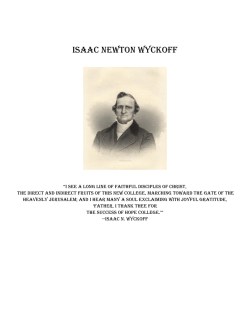 isaac newton wyckoff