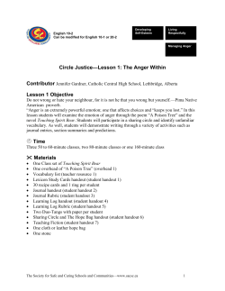 Circle Justice Lesson 1 - Wolf Creek Public Schools