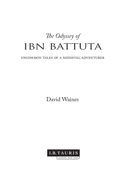 The Odyssey of Ibn Battuta