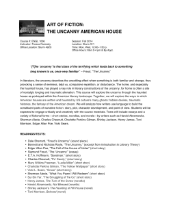 art of fiction: the uncanny american house