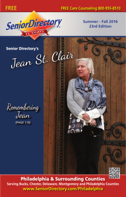 Jean St. Clair - Professional Care Alliance of the Delaware Valley
