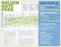 golden gate park - MapWest Publications