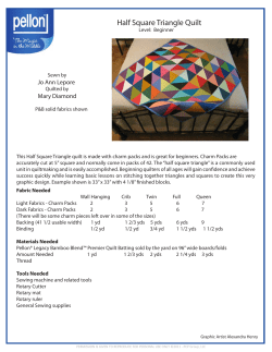 Half Square Triangle Quilt