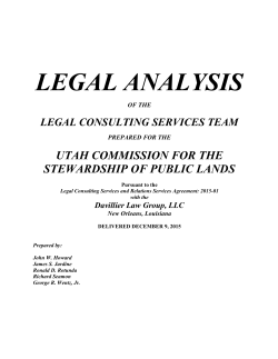 LEGAL ANALYSIS