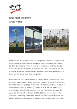 Anton Hasell Sculpture Artist Profile