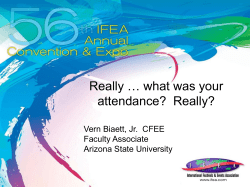 Really &hellip; what was your attendance? Really?