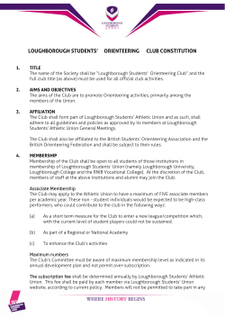 Constitution - Loughborough Sport