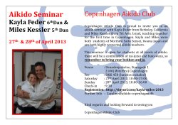 Dias nummer 1 - Roskilde Aikido Klub