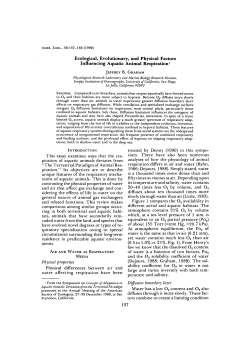 Ecological, Evolutionary, and Physical Factors