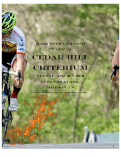 Cedar Hill Criterium