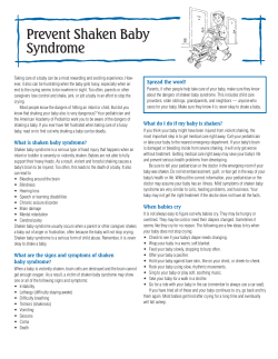 Prevent Shaken Baby Syndrome