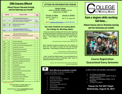 brochure - Canada College