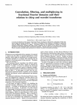 Convolution, filtering, and multiplexing in fractional Fourier domains