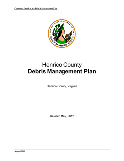 Debris Management Plan