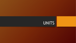 UNITS